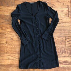 Madewell black mini dress